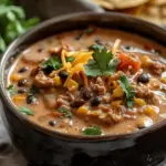 High Protein Creamy Taco Soup