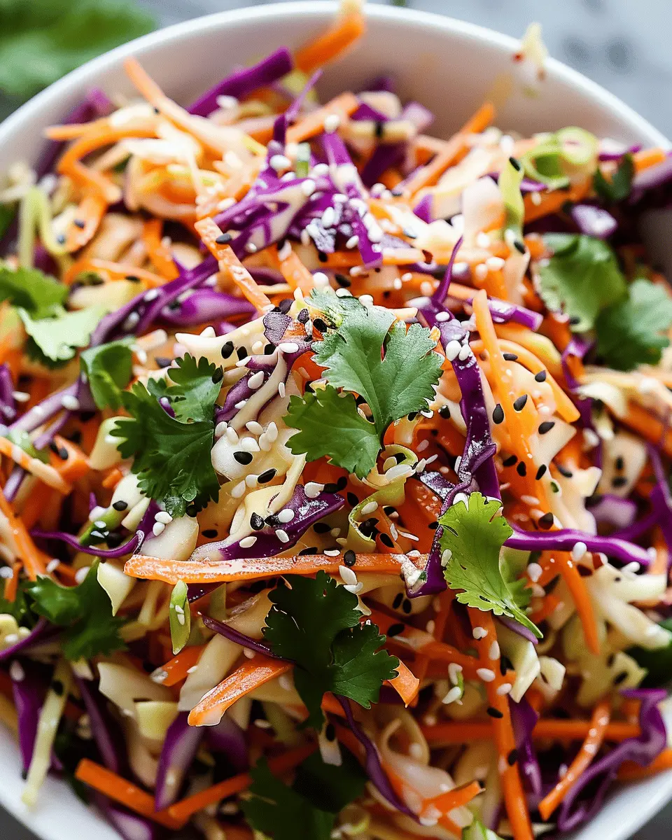 Asian Slaw: The Best Fresh Twist on Your Favorite Salad