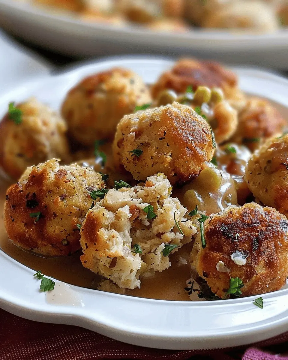 Turkey Stuffing Balls: Easy, Juicy Bites Your Family Will Love