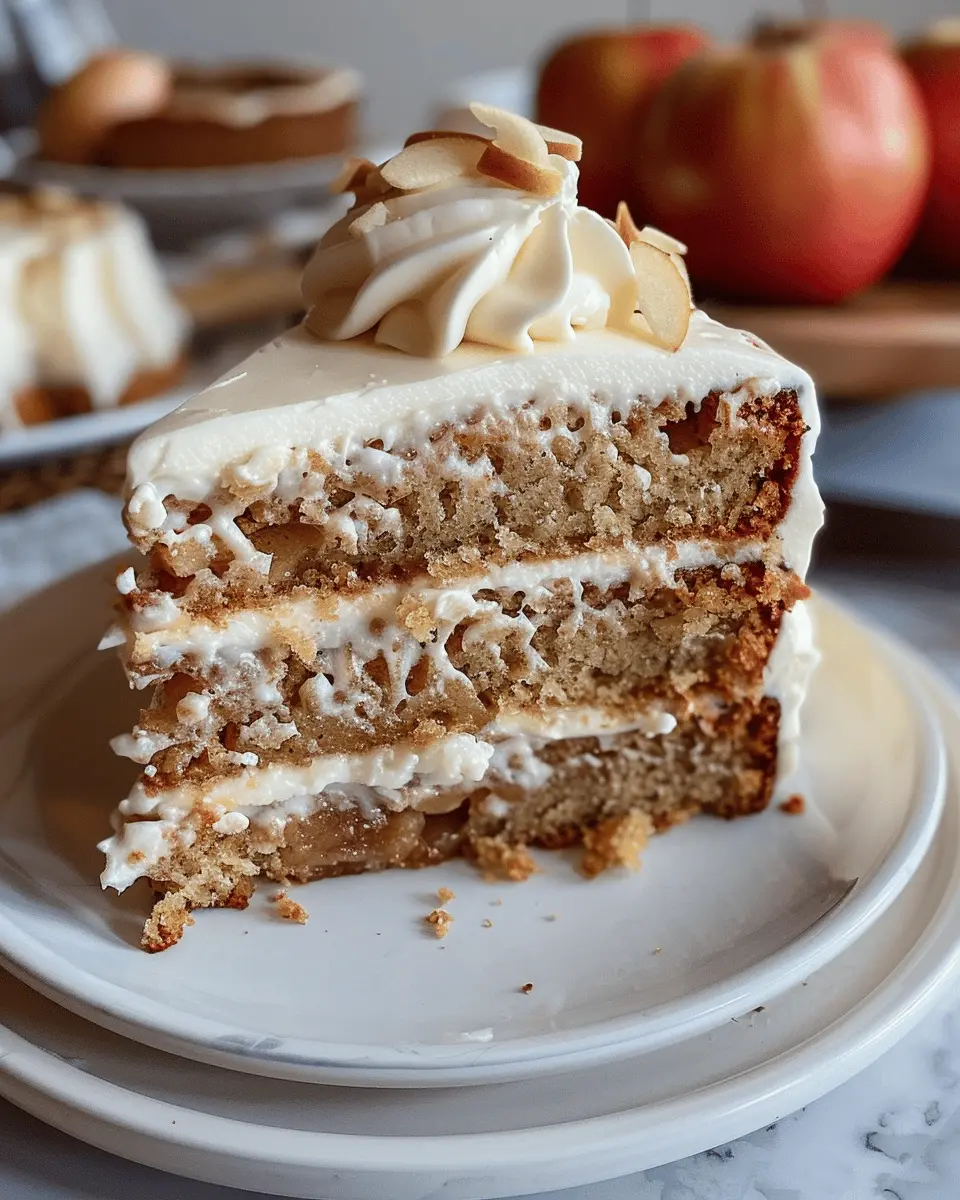Fresh Apple Cake with Dreamy Cream Cheese Frosting Delight