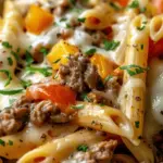 Philly Cheesesteak Pasta