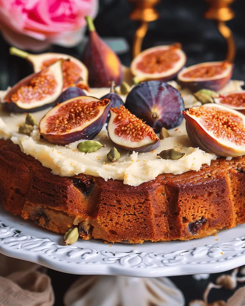 Orange Cardamom Fig Cake: A Delightful Homemade Indulgence