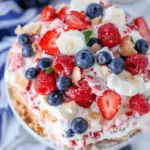 Red White and Blue Cheesecake Salad
