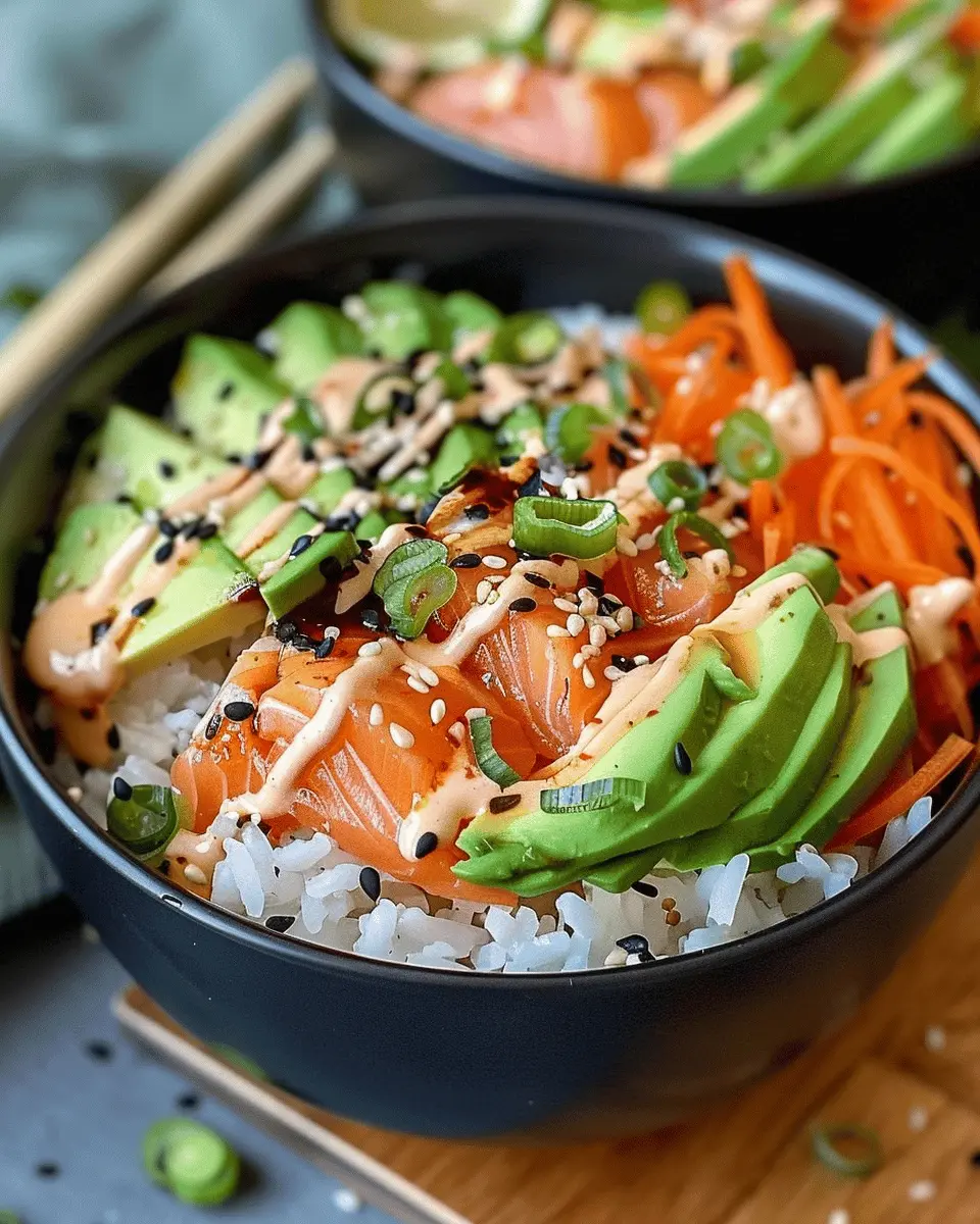 Low Carb Sushi Bowls with Frozen Cauliflower Rice: Easy & Delicious