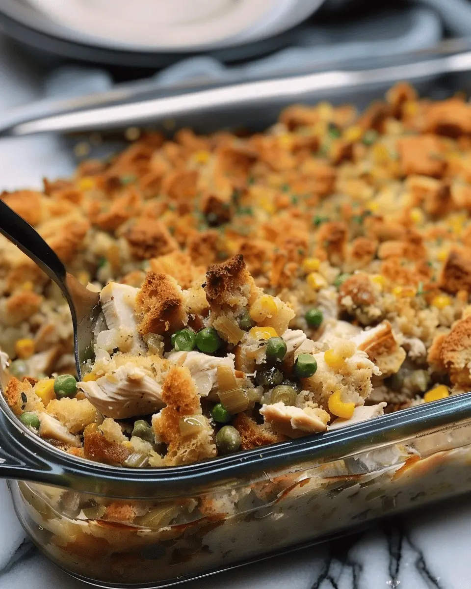 Chicken and Stuffing Casserole: Easy Family Comfort Food Recipe