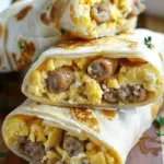 Cheesy Sausage and Egg Wraps – Easy Breakfast Recipe