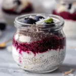 Blueberry Coconut Chia Seed Pudding