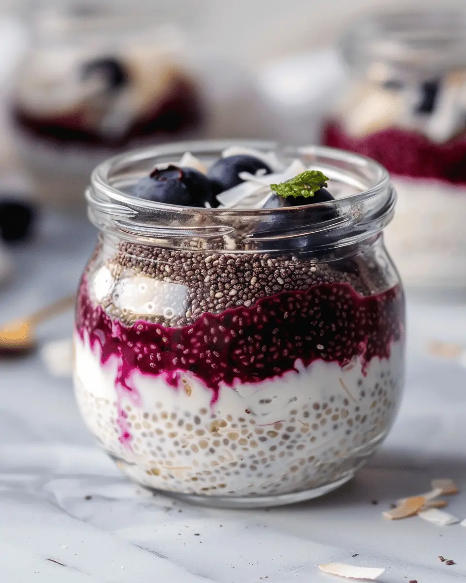 Blueberry Coconut Chia Seed Pudding: A Deliciously Easy Treat