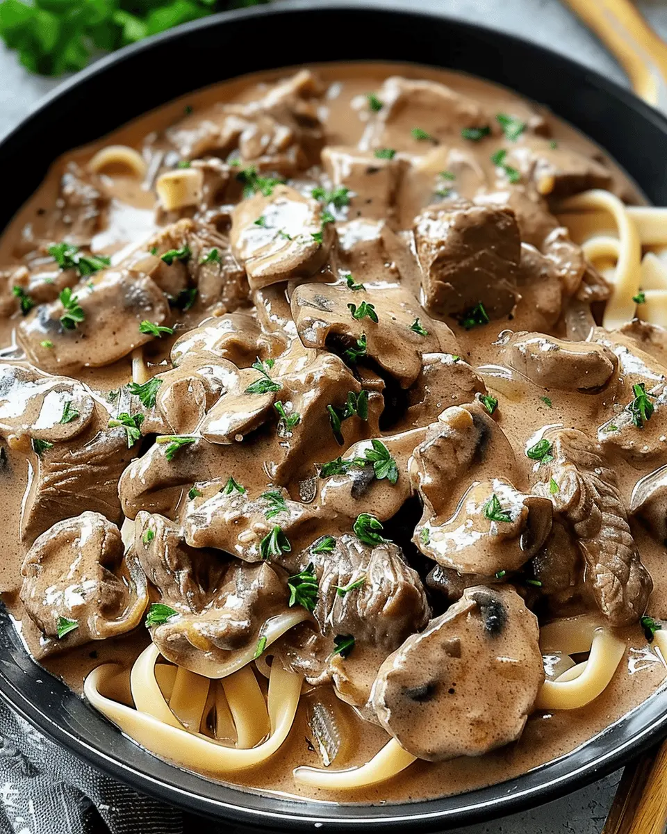 Beef Stroganoff Recipe: Easy Comfort Food with Turkey Bacon Delight