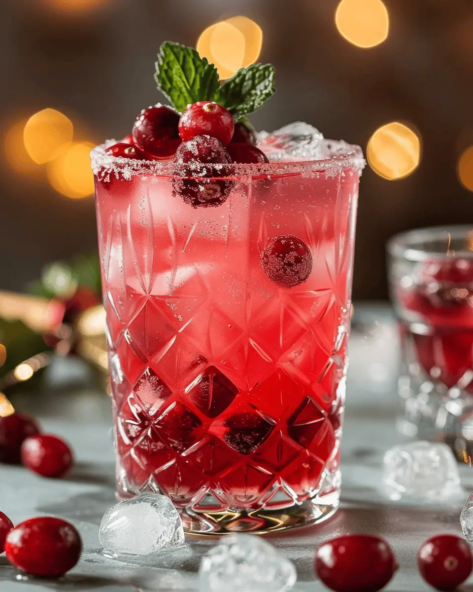 Vanilla Cranberry Crush Mocktail Recipe: Refreshing & Easy Delight