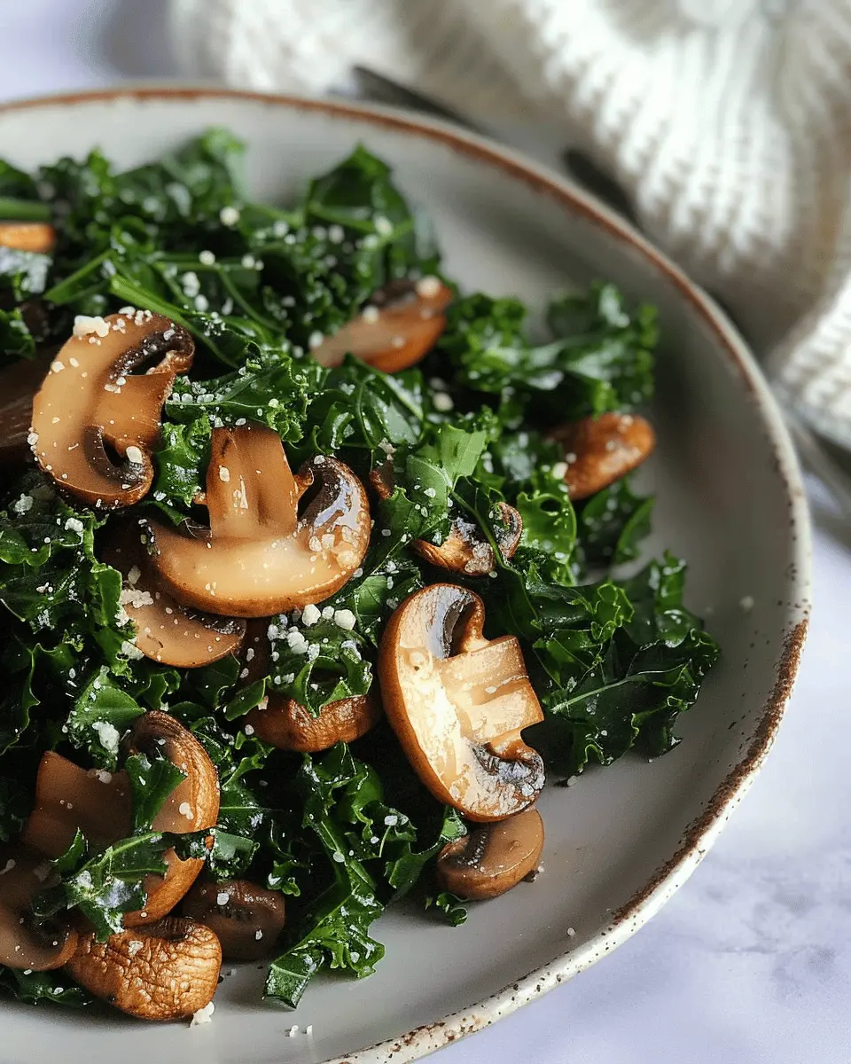 Sauteed Kale and Mushrooms: The Best Healthy Side Dish Recipe