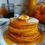 Pumpkin Cottage Cheese Pancakes