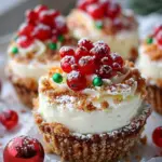 Mini Christmas Cheesecakes
