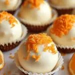 No Bake Orange Creamsicle Truffles