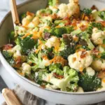 Broccoli Cauliflower Salad