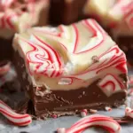 Peppermint Swirl Fudge