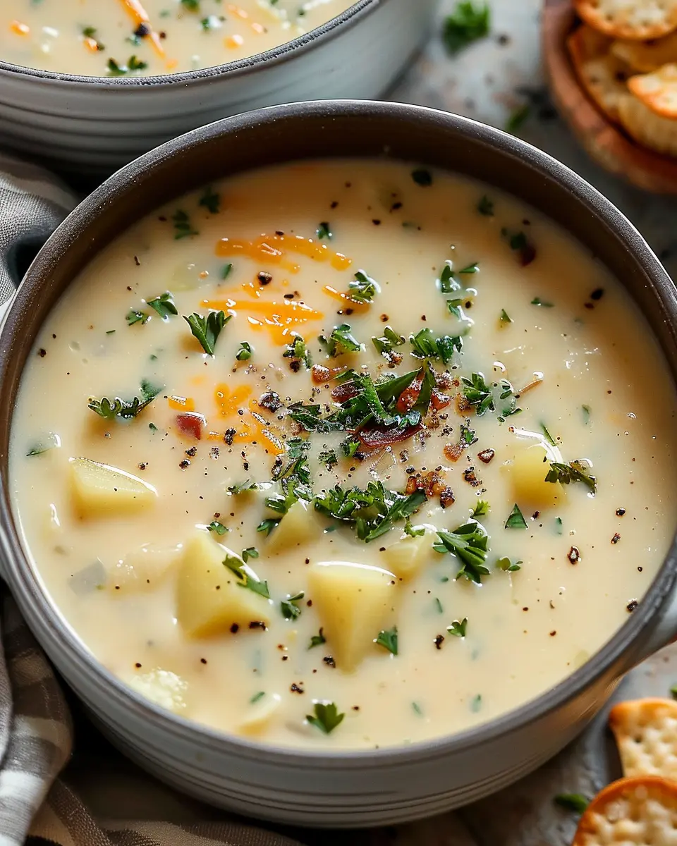 OUTBACK POTATO SOUP: Indulgent Comfort with Turkey Bacon Twist