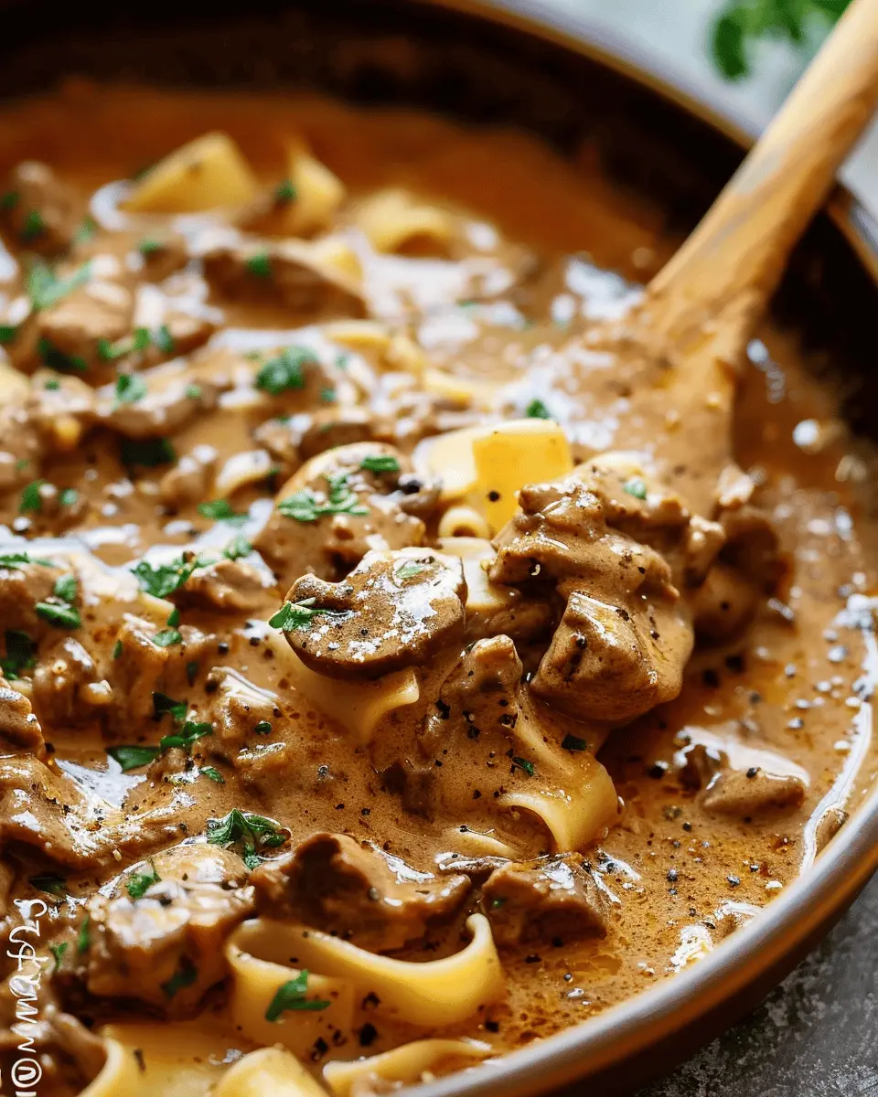 Tastefully Simple Beef Stroganoff: A Comforting Weeknight Delight