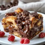 Decadent Chocolate Croissant Breakfast Bake