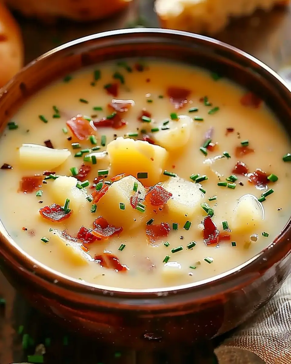 Outback Steakhouse Potato Soup: Easy Twist with Turkey Bacon