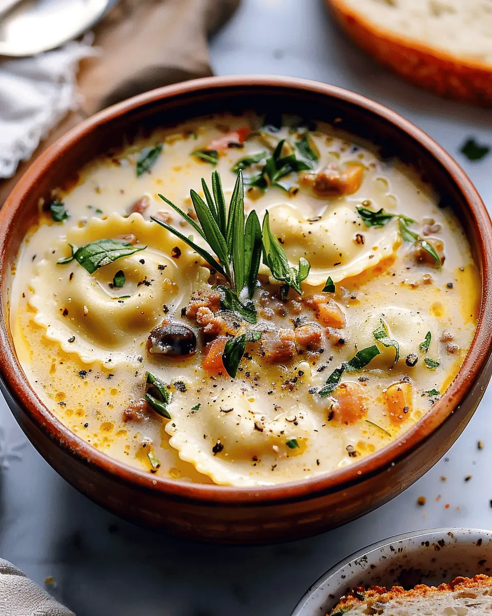 Creamy Ravioli Soup: The Best Comfort Food for Cozy Nights