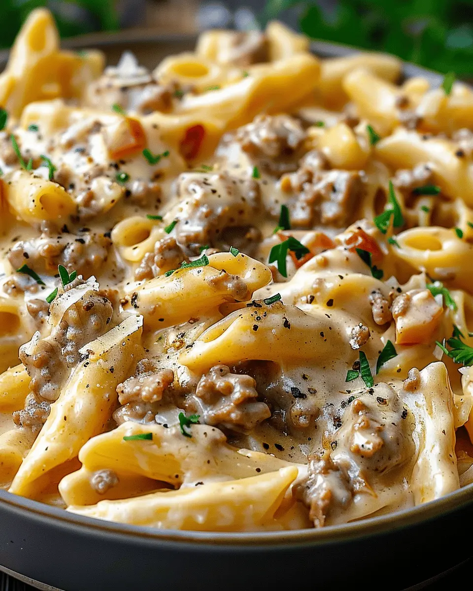 Creamy Beef Pasta: The Easy Indulgence You’ll Crave