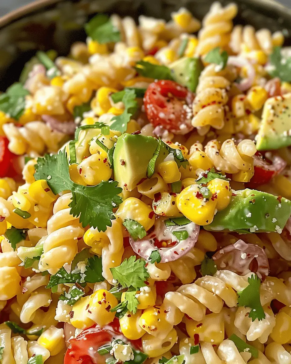 Mexican Street Corn Pasta Salad with Turkey Bacon: A Fresh Twist