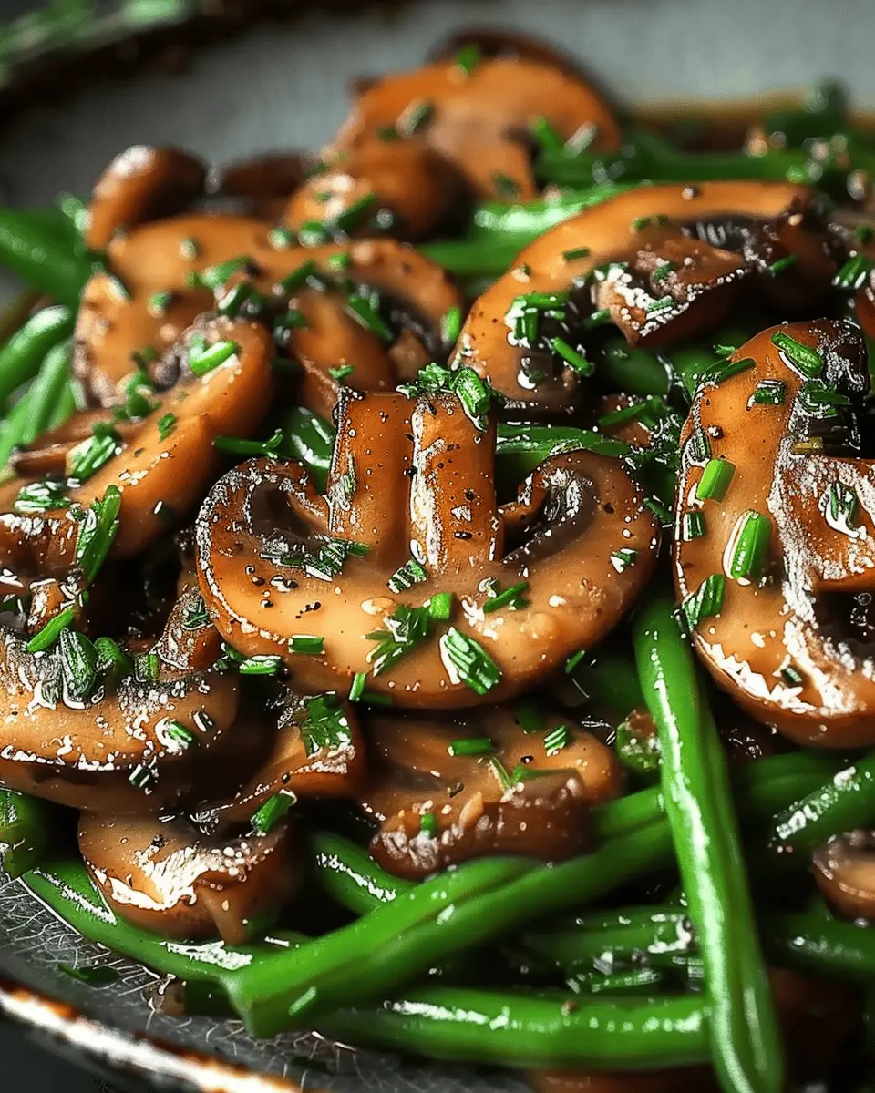 Sautéed Mushrooms and Green Beans: A Quick, Flavorful Delight