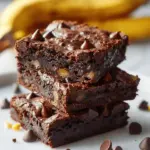 Healthy Banana Brownies Recipe