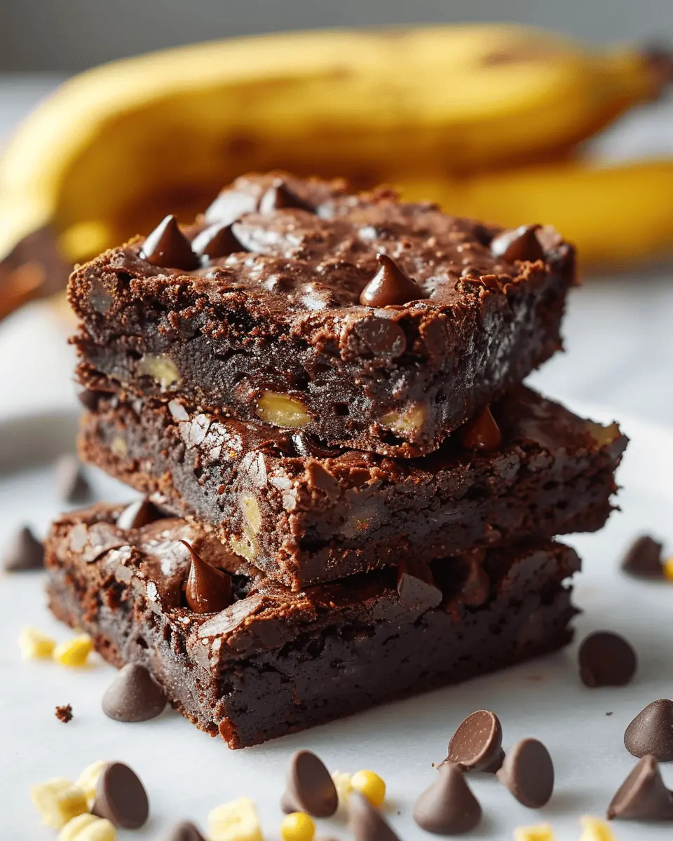 Healthy Banana Brownies Recipe: The Best Guilt-Free Treat
