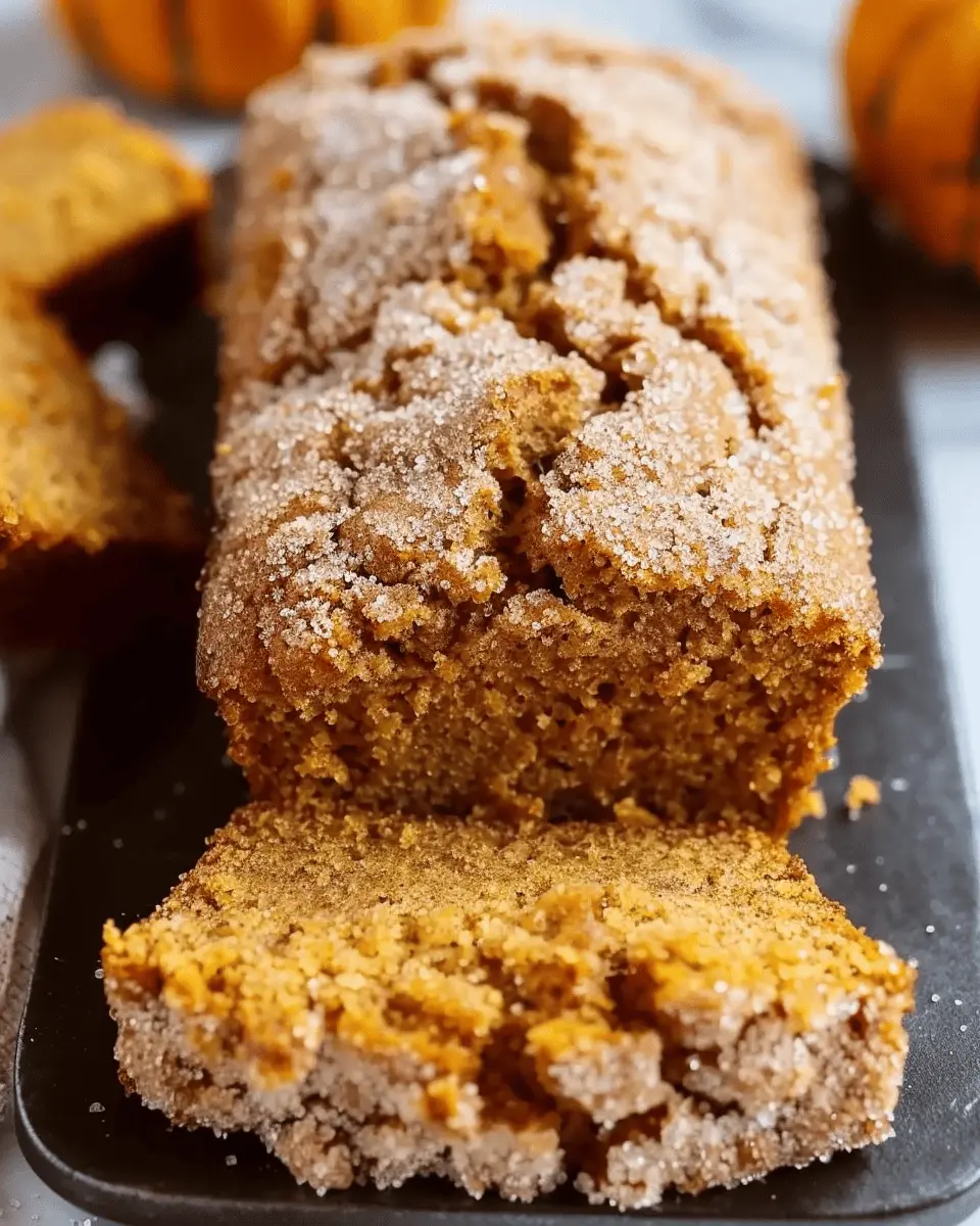 Cinnamon Sugar Pumpkin Bread: The Best Cozy Fall Delight