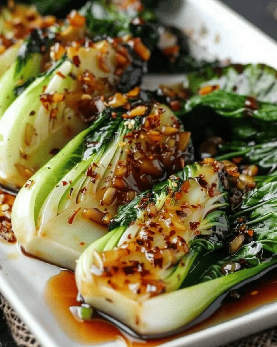 Baby Bok Choy with Soy Sauce: Quick and Flavorful Side Dish