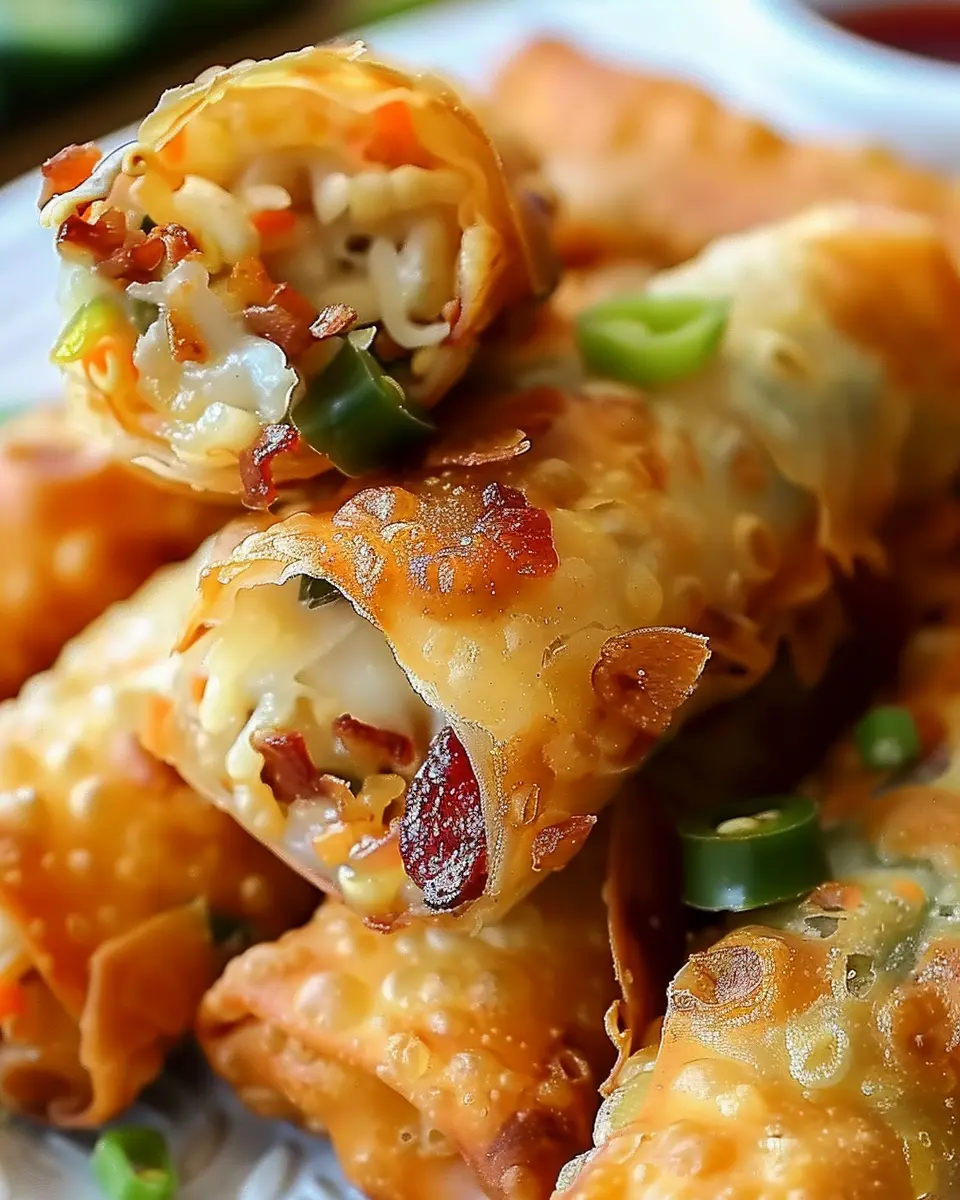 Mini Jalapeño Popper Egg Rolls: Irresistibly Delicious and Easy