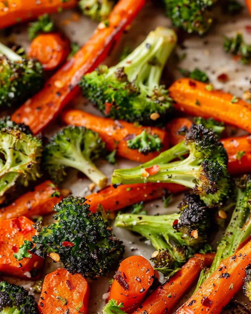 Roasted Broccoli and Carrots: Easy &amp; Flavorful Veggie Delight