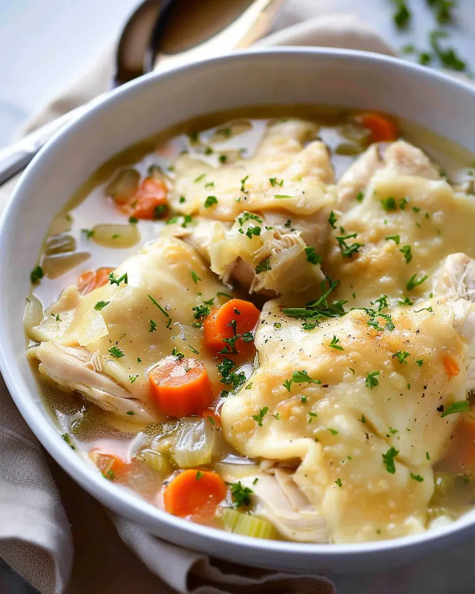 Old Fashioned Chicken and Dumplings: The Best Comfort Dish Ever