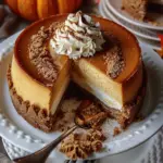 Spiced Autumn Pumpkin Cheesecake