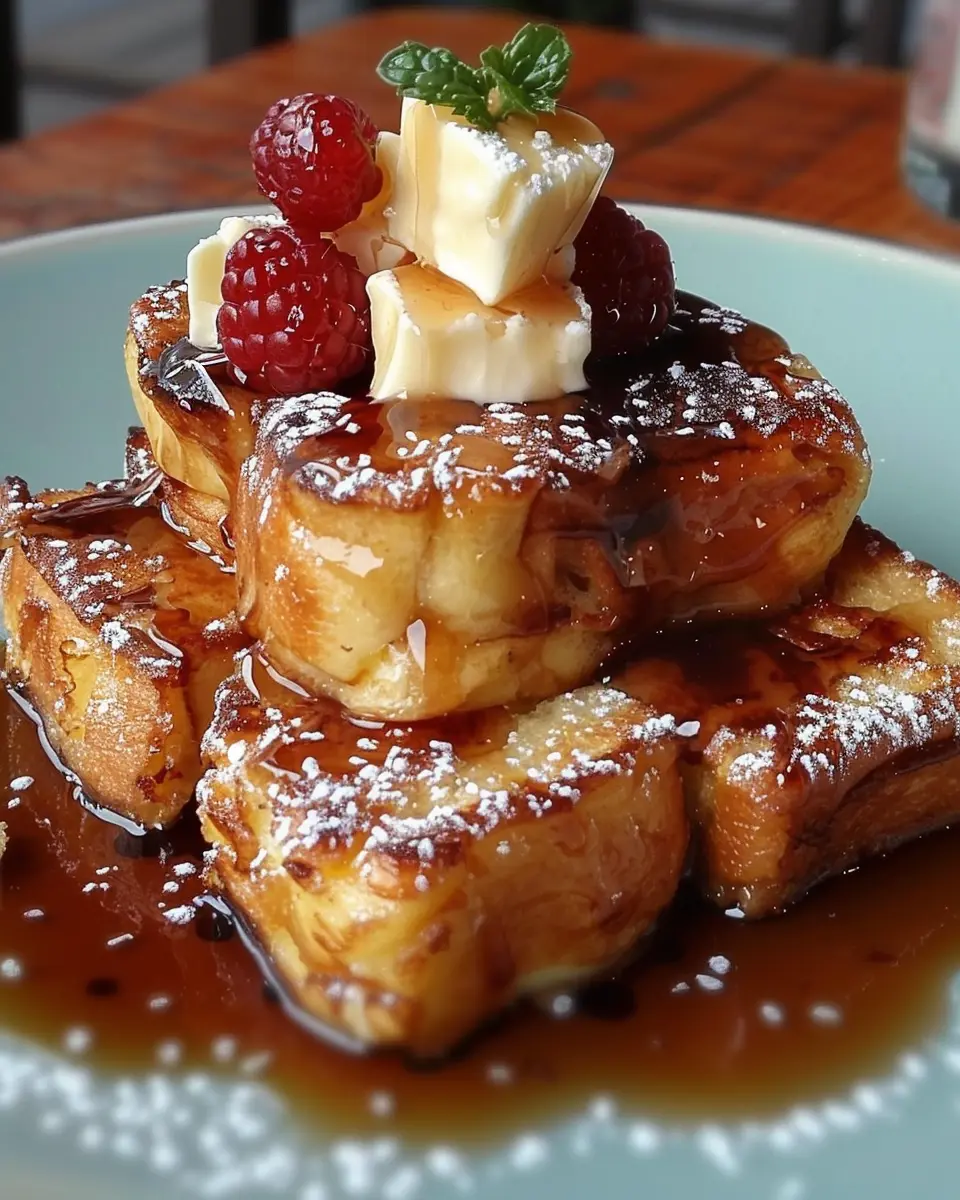 Hawaiian Roll French Toast: Indulgent Breakfast with Turkey Bacon