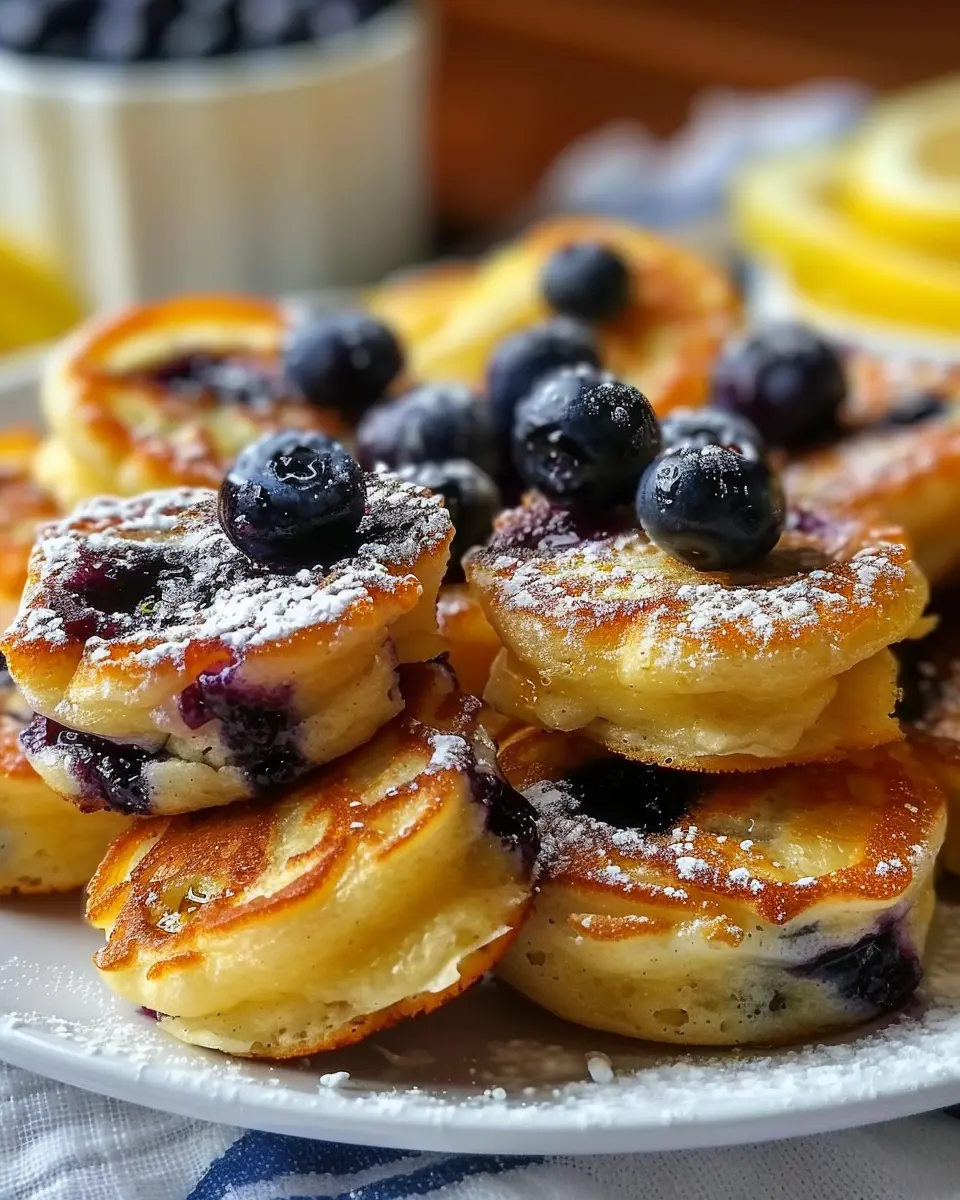 Blueberry Lemon Pancake Bites: Easy Bites for Breakfast Bliss