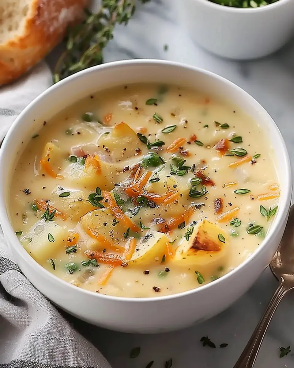 Creamy Potato Soup with Turkey Bacon: Easy &amp; Delicious Comfort Food