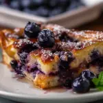Blueberry Lemon French Toast Casserole Overnight Recipe