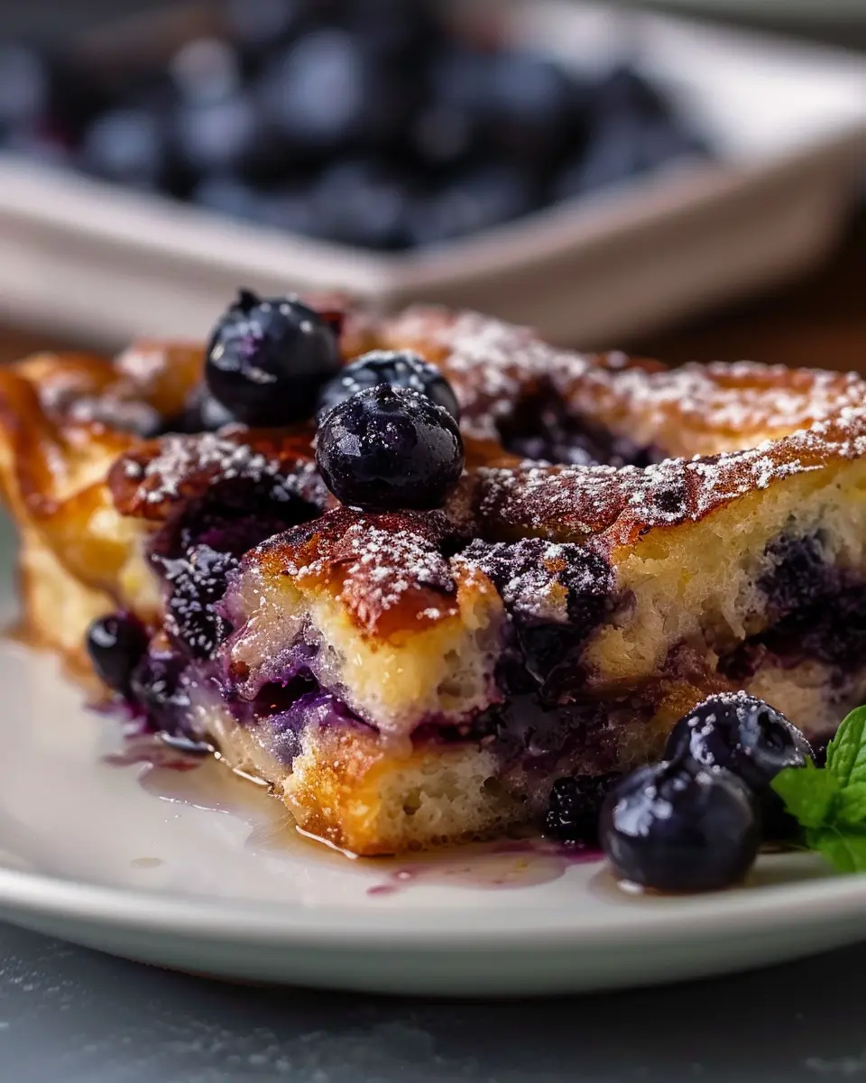 Blueberry Lemon French Toast Casserole: Easy Overnight Recipe