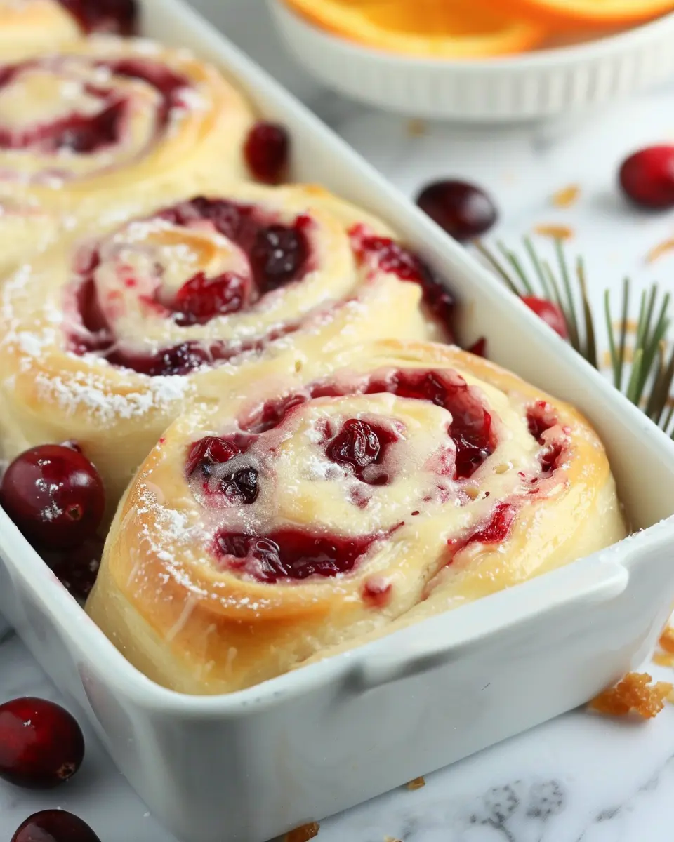 Cranberry Orange Sweet Rolls: Easy Indulgence for Cozy Mornings
