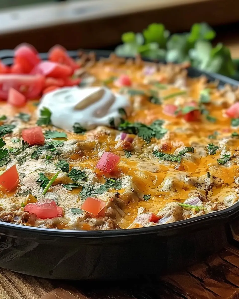 Texas Trash Dip: Indulgent Turkey Bacon & Chicken Ham Delight