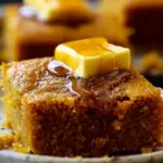 Pumpkin Cornbread with Cinnamon Honey Butter