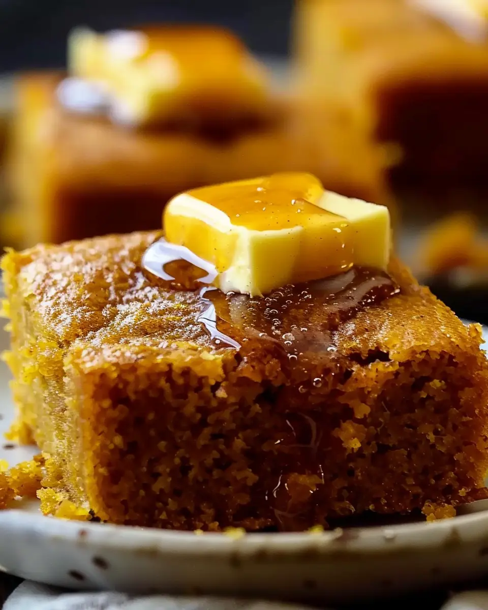 Pumpkin Cornbread Bliss with Cinnamon Honey Butter Recipe