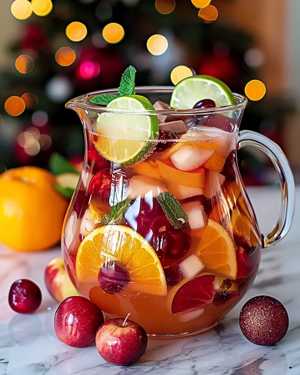 Non-Alcoholic Christmas Sangria: A Festive and Refreshing Delight