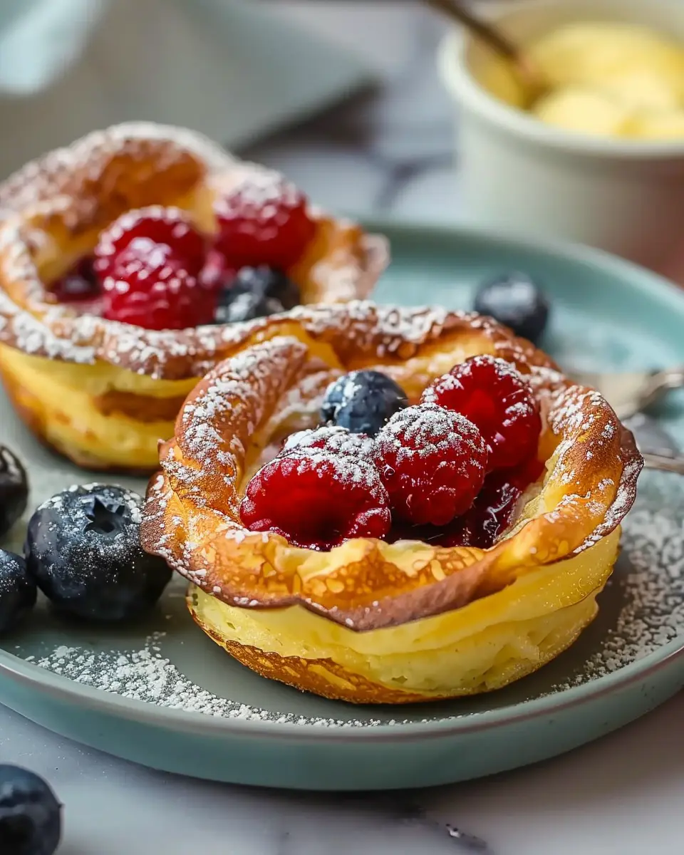 Mini Dutch Baby Pancakes: Easy Recipe with Turkey Bacon Delight