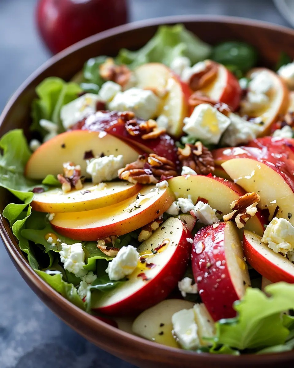 Honeycrisp Apple and Feta Salad: A Refreshingly Easy Delight