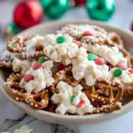White Chocolate Pretzel Crockpot Christmas Candy