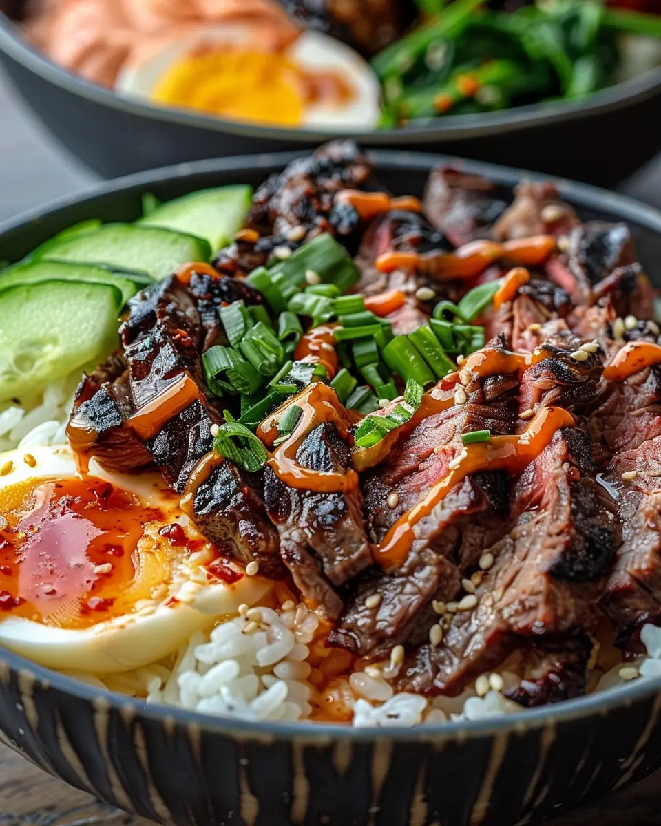Korean BBQ Steak Rice Bowls: Easy Recipe for Flavorful Meals